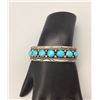 Image 7 : Turquoise and Sterling Silver Bracelet