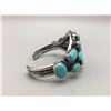 Image 2 : Multi Turquoise Stone Bracelet - Signed