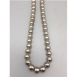 Sterling Silver Bead Necklace