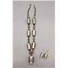 Image 2 : Drum Bead Necklace and Earring Set