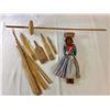 Image 1 : Tarahumara Doll and Navajo Weaving Tools