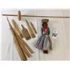 Image 6 : Tarahumara Doll and Navajo Weaving Tools