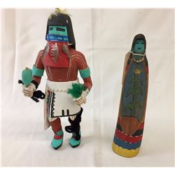 Pair of Vintage Hopi Kachinas