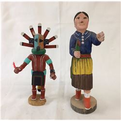 Pair of Navajo Folk Art Dolls