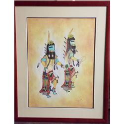 Framed Hopi Painting