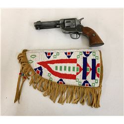Cree Beaded Holster and Prop Gun