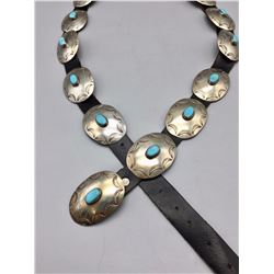 Navajo Style Concho Belt