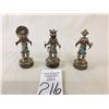 Image 7 : Group of Sterling Silver Kachina Figures