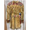 Image 5 : Circa 1900 Beaded Leather Jacket