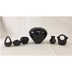 Group of Nice Santa Clara Pots