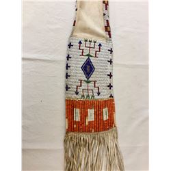 Sioux Beaded and Quilled Tobacco Pipe Bag