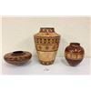 Image 16 : 3 Handmade Wood Inlay Pots