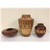 Image 2 : 3 Handmade Wood Inlay Pots