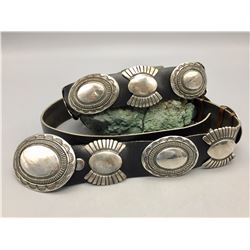 Sterling Silver Concho Belt