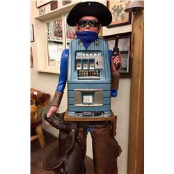 Antique Mills Slot Machine Display - Bandit