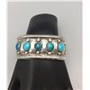 Image 6 : Five Stone Vintage Turquoise Bracelet
