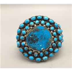 Unique Turquoise Cluster Braclet