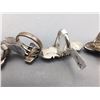 Image 8 : Group of Ten Inlay Rings