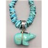 Image 1 : Turquoise Bear Fetish Necklace