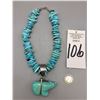 Image 8 : Turquoise Bear Fetish Necklace