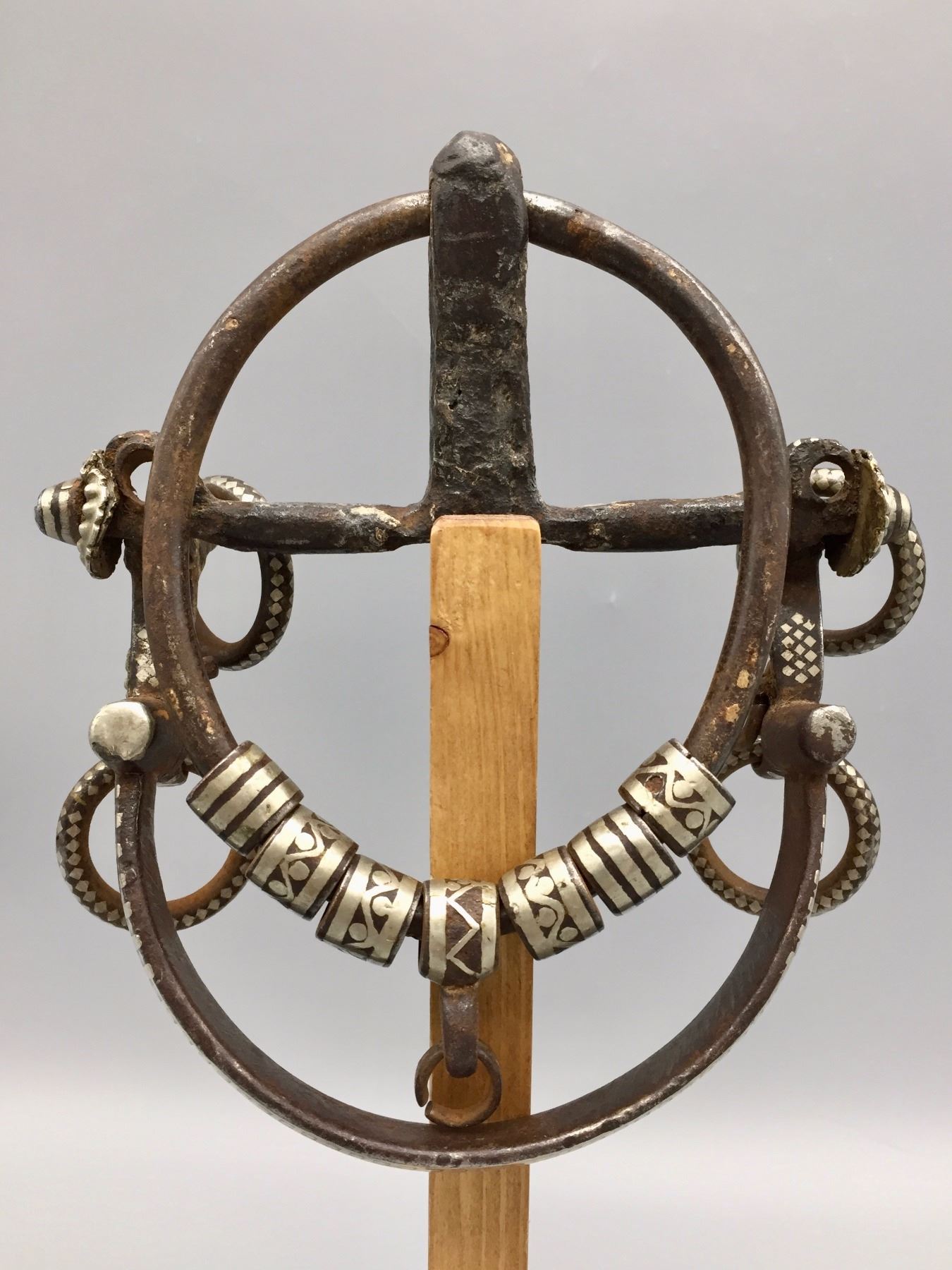 Fancy Silver Inlay Ring Bit