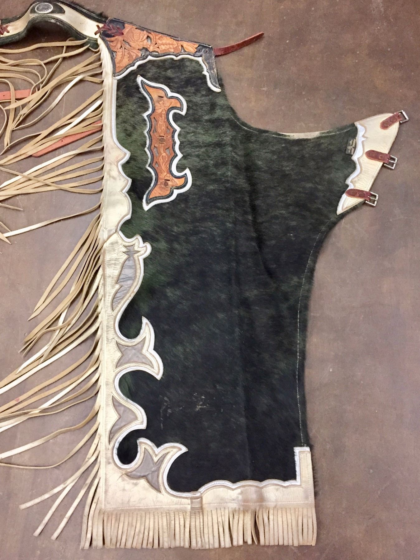 Pair of Fancy “Hair On” Rodeo Chaps