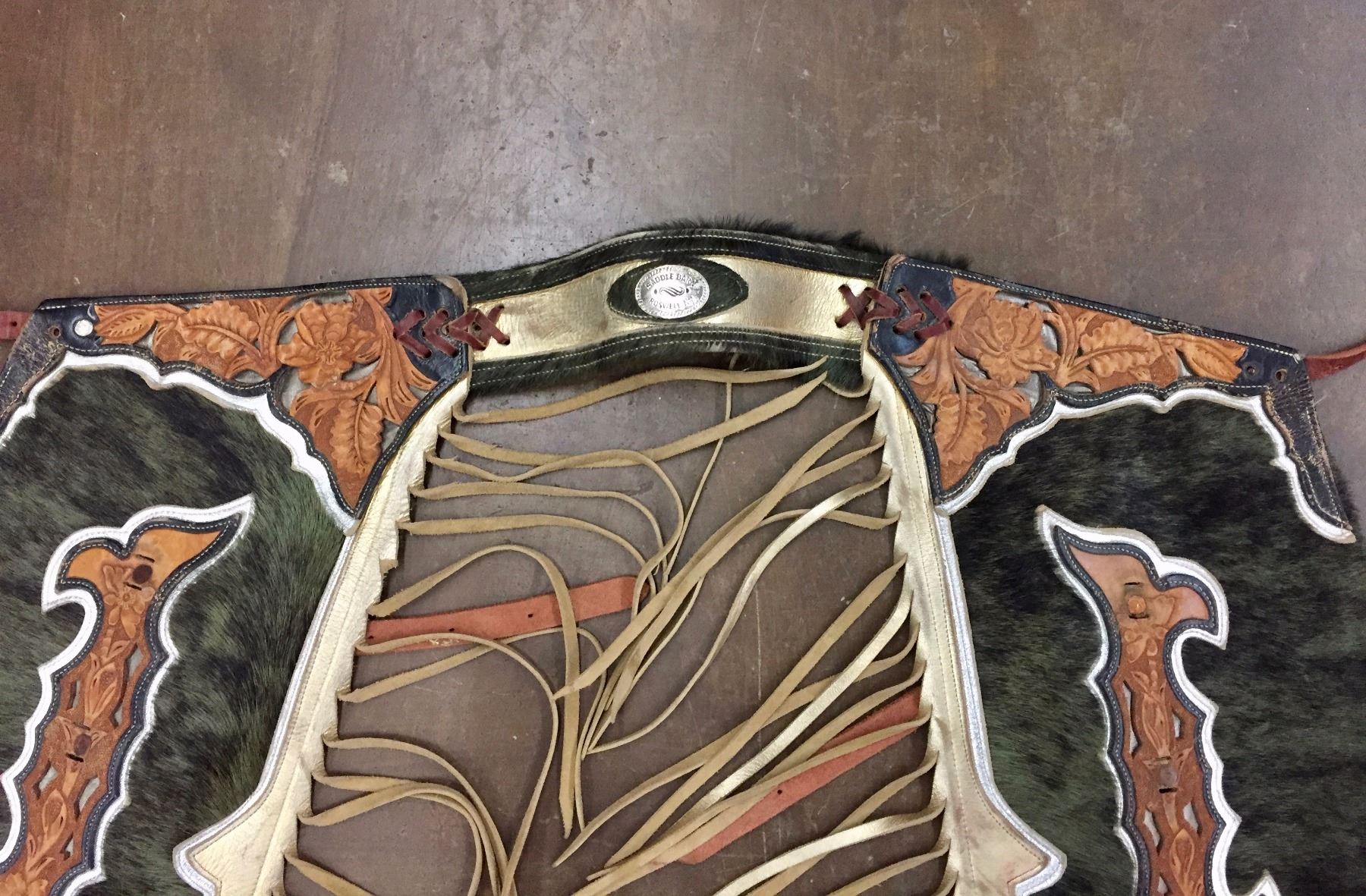 Pair of Fancy “Hair On” Rodeo Chaps