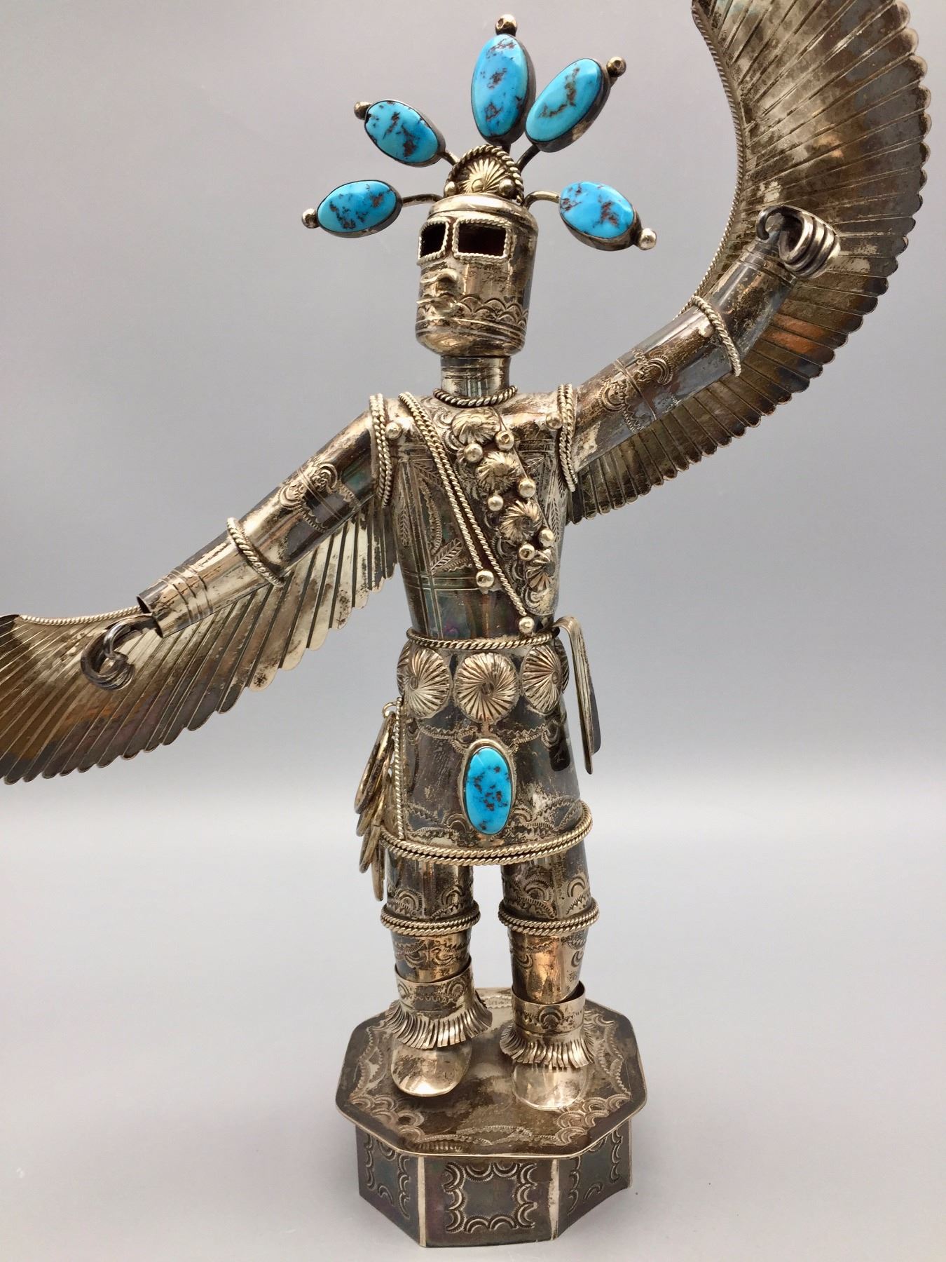 LARGE Sterling Silver Eagle Dancer Kachina