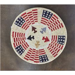 Patriotic Navajo Basket