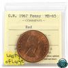 Image 1 : Great Britain 1967 Penny ICCS Certified MS-65 Red