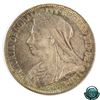 Image 2 : Great Britain 1900 Queen Victoria Silver Florin Veiled Head. A nicely toned UNC Coin with lots of ra