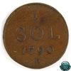 Image 1 : Luxembourg 1790H Leopold II 1 Sol. A nice VF Example.