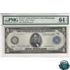 USA Fr# 855a. 1914 $5, Federal Reserve Note Philadelphia, White-Mellon, S/N: C78039158A-B PMG Certif