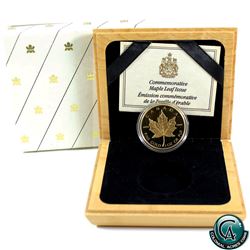 Canada 1989 Canada $50 Commemorative 10th Anniversary Proof 1oz Fine Gold Maple in Wooden Display Ca