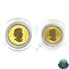 Image 2 : Canada: 1979-2004 Canada 25th Anniversary 1/20th and Rare 1/25th oz Bi-Metallic Gold Maple Leafs wit