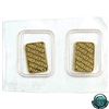 Image 2 : Rare Pair of Johnson Matthey 1gram Fine Gold Bars 'Sealed' (Tax Exempt). Serial #C4224 & #C4225. 2pc