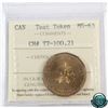 Image 1 : Test Token CH# TT-100.21 ICCS Certified MS-63
