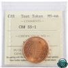 Image 1 : Test Token: CH# SS-1 Salesman token ICCS Certified MS-66
