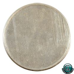 Blank Silver Type 2 Planchet with rolled rim, 24.01 grams, 37.48mm in Diameter (Most likely Montreal