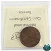 Image 2 : New Brunswick 1-cent 1861 ICCS Certified MS-60 Brown