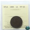 Image 1 : Newfoundland 1-cent 1888 ICCS Certified VF-20