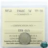 Image 1 : Newfoundland 5-cent 1946C ICCS Certified VF-30