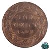 Image 3 : 1-cent 1897 ICCS Certified MS-65 Red. An attractive coin with soft, full mint luster.