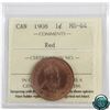Image 1 : 1-cent 1908 ICCS Certified MS-64 Red.