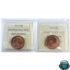 Image 2 : 1-cent 1911 & 1912 ICCS Certified MS-64 Red. 2pcs.