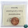 Image 2 : 1-cent 1935 ICCS Certified MS-65 Red. A vibrant coin with soft orange glow.