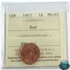 Image 1 : 1-cent 1943 ICCS Certified MS-65 Red. A nice mint state example, full red!