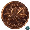 Image 3 : 1-cent 1959 ICCS Certified MS-66 Red. Contains a vibrant orange glow throughout.
