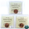 Image 2 : 1-cent 1994, 1995, 1996 ICCS Certified MS-66 Red. 3pcs.