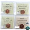 Image 2 : 1-cent 1997, 1998, 1999, 2000 ICCS Certified MS-66 Red. 4pcs.